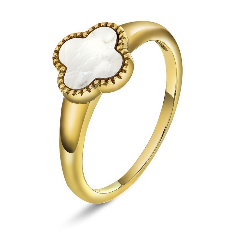 Ring sølv perlemor 992380