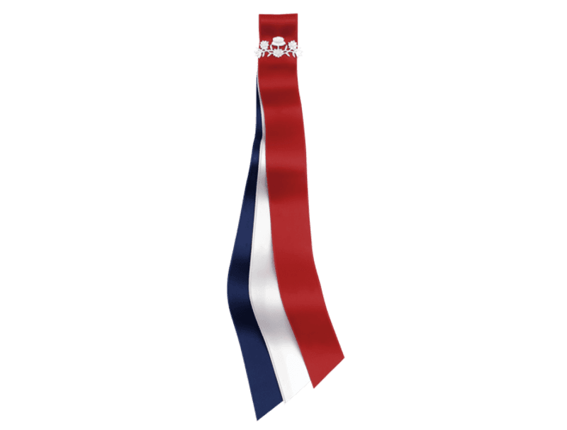 Sylvsmidja 17.Mai-sløyfe Nordland hvit 859450