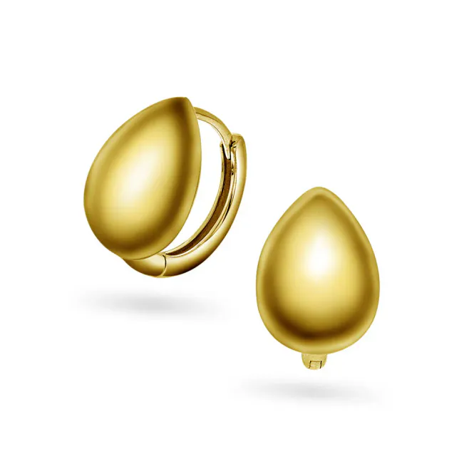 Hovedbilde Studio Ball øredobber forgylt sølv 221494