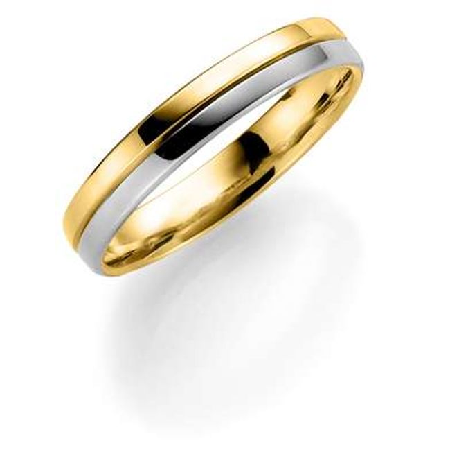 Hovedbilde Deg&Meg ring 585 gull 4mm SE133TF40 pris per stk