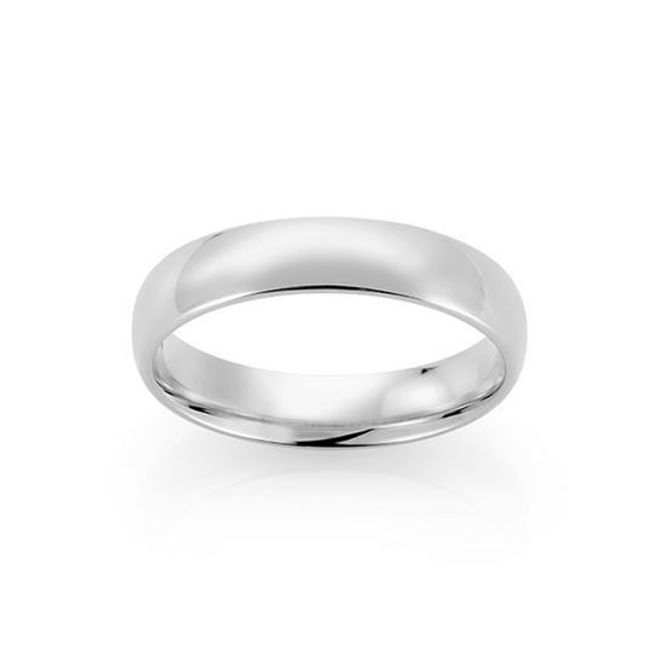 Hovedbilde Emotions ring hvitt gull 5mm 1289905 pris pr stk