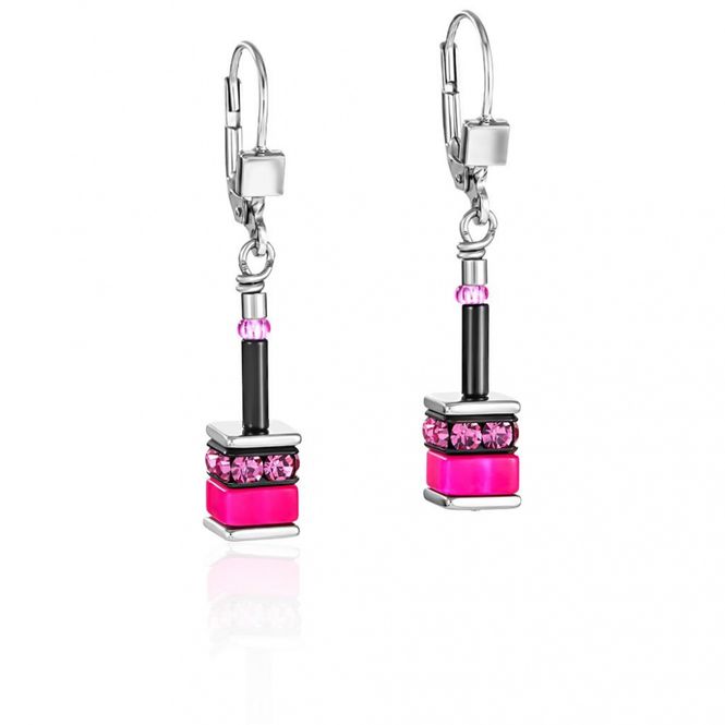 Hovedbilde COEUR DE LION Pierced Earrings GeoCUBE classic multicolor 4409201500