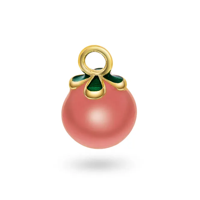 Hovedbilde Sandra Lyng Peach please charm forgylt sølv 48159