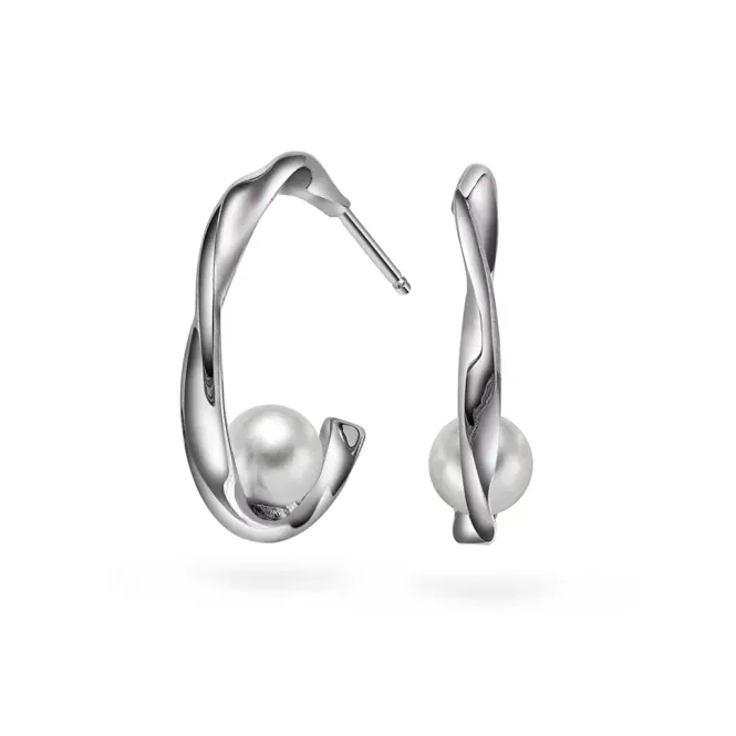 Hovedbilde Capri øredobber sølv med perle 992236