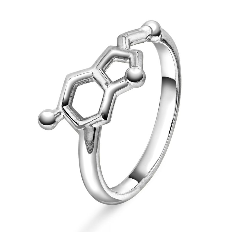 Sandra Lyng Ring sølv serotonin glede 48112