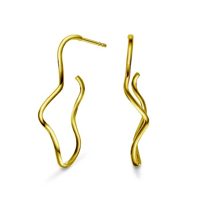 Hovedbilde Studio Twizzle øredobber i forgylt sølv 221386