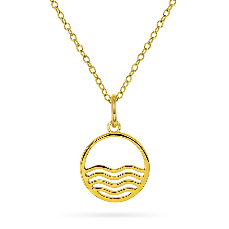 Horoskop Smykke forgylt sølv Vannmannen 992344