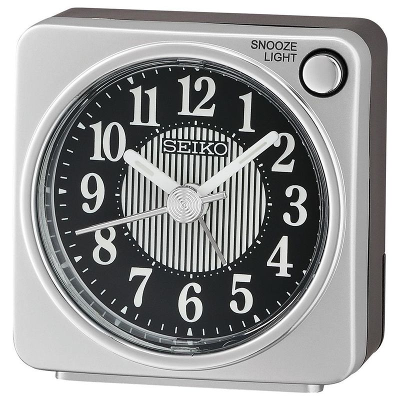 Seiko Vekkerur, Grå/Sølvfarget QHE185S