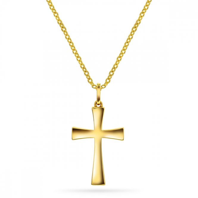 Hovedbilde Forgylt sølvkors 67956