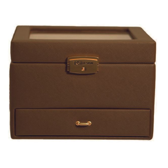 Hovedbilde Klokkeboks 2025 Brun/Brun 4 ur