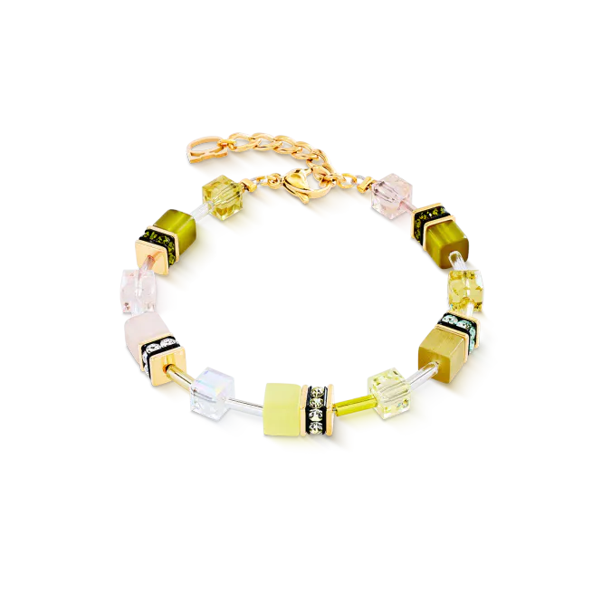 Hovedbilde COEUR DE LION Bracelet GeoCUBE Iconic Olive blossom 2838300901