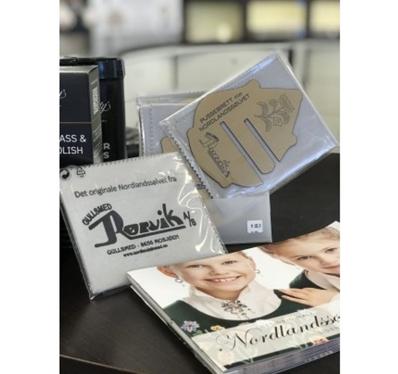 Pussebrett til spenner med klut