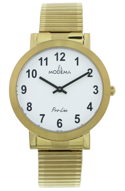 Hovedbilde Modema Herreur gullfarget stål strekklenke MD6003.03