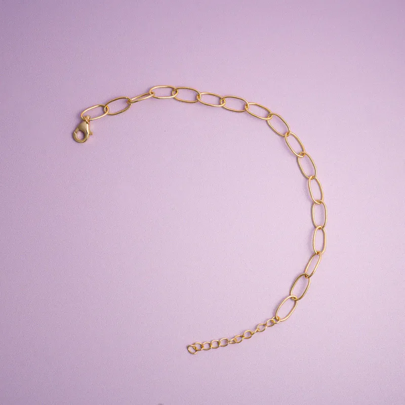 Sandra Lyng Hooked armbånd forgylt sølv 48148