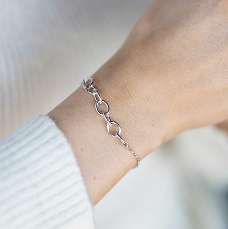 Havana Harmony armbånd i sølv 992041
