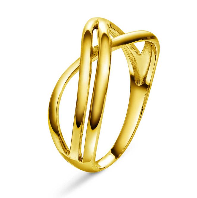 Hovedbilde Unity ring i forgylt sølv 992072