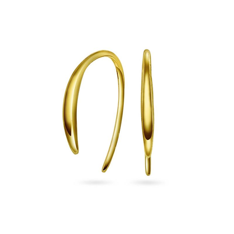 Studio Tintin øredobber sølv forgylt 221473