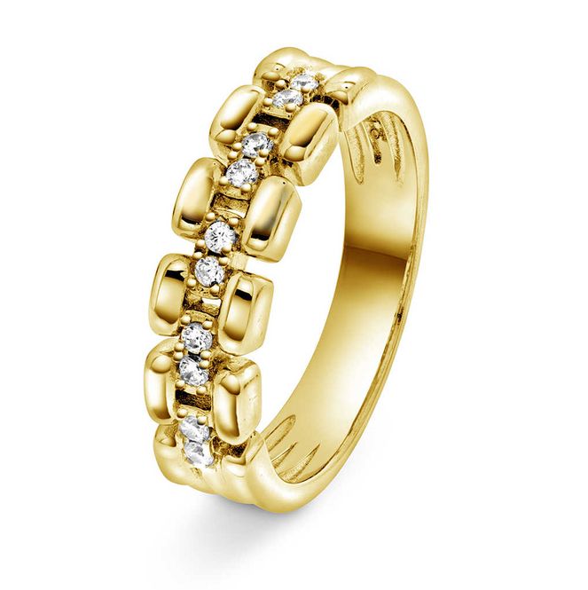 Hovedbilde Ring i sølv med zirkonia 991666.56