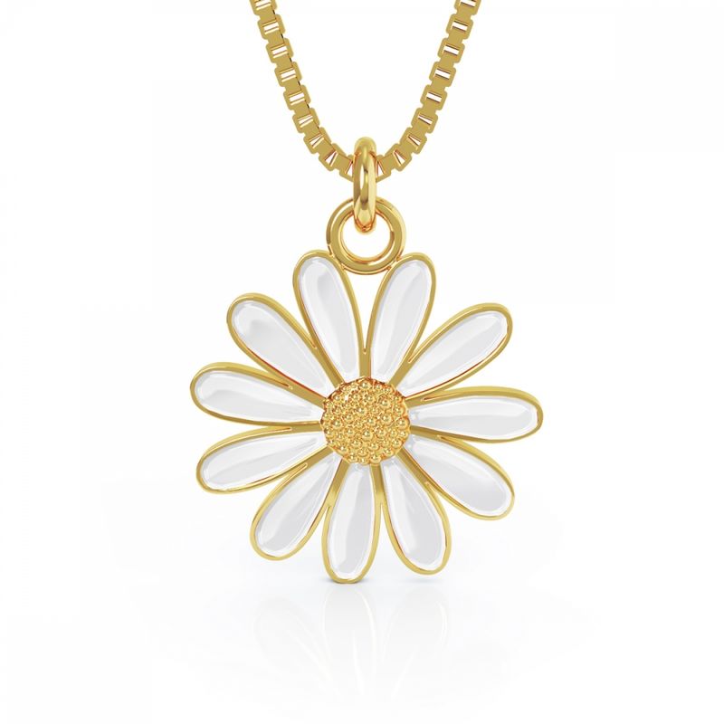 Margeritt anheng hvit 860303