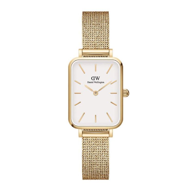 Daniel Wellington Quadro Pressed Evergold Gold White DW00100556
