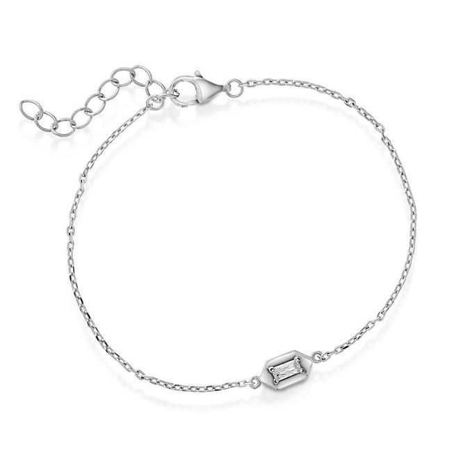 Hovedbilde Armbånd i sølv med zirkonia 991653