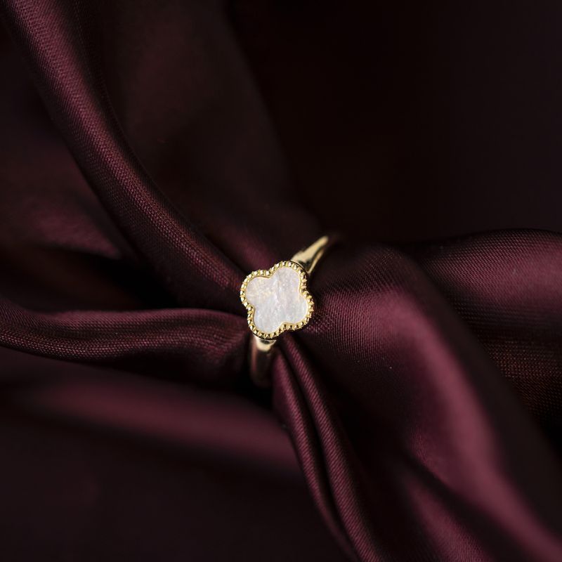 Ring sølv perlemor 992380