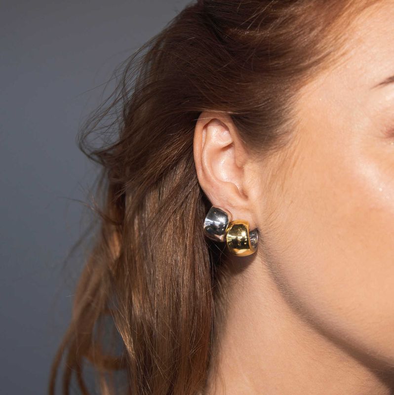 Tokyo Twilight øreringer i sølv 992005