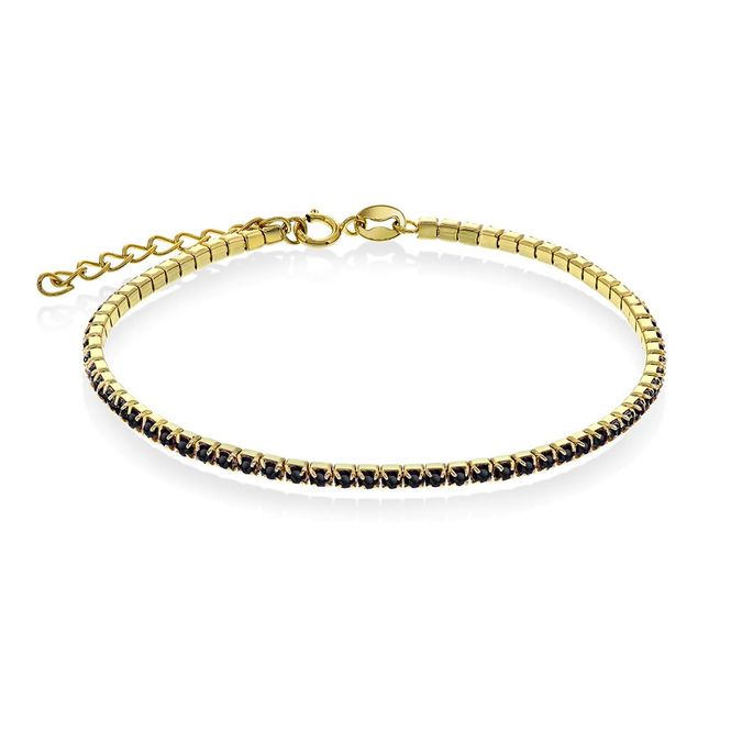 Hovedbilde Glow Lola armbånd sølv grønn zirkonia 240397